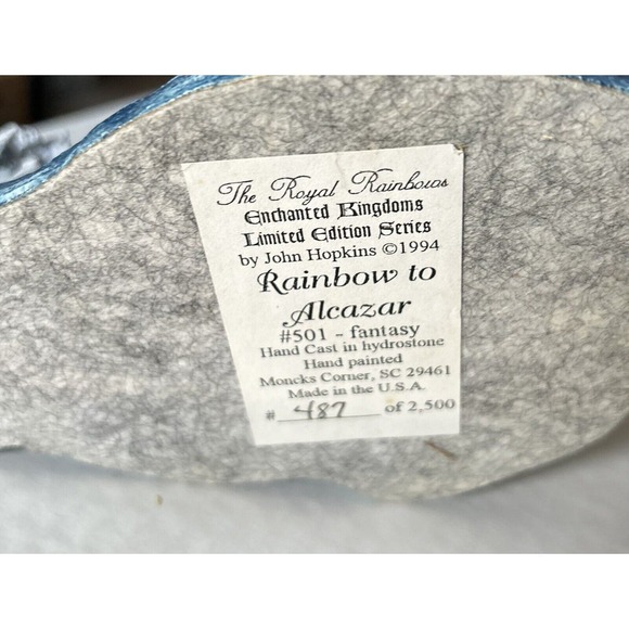 The Enchanted Kingdoms Castle John Hopkins Hand Painted Limited 2500 made - 1994 - Picture 7 of 7